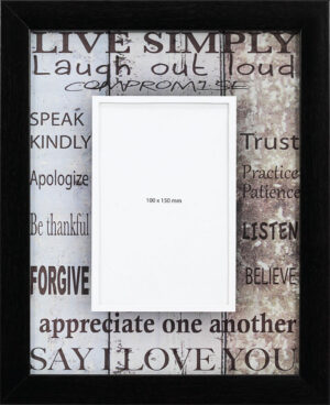 Script photo frame II