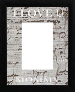 Mum Script photo frame IV