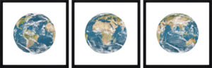 Set of 3 World