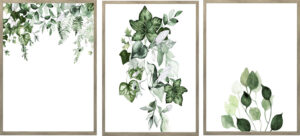 Set of 3 Hanging Vine